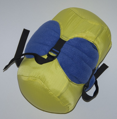 Fleect blanket in compression bag